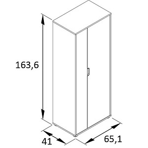 4027181124567 - Aktenschrank Emmik Emmik 702041 weiß eiche 3 Fachböden 621 x 410 x 1636 cm 4027181124567 - Aktenschrank Emmik Emmik 702041 weiß eiche 3 Fachböden 621 x 410 x 1636 cm