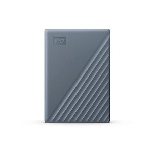Western Digital My Passport mit USB-C 4 TB externe HDD-Festplatte grau