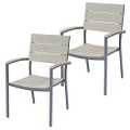 2 Harms Gartenstühle Garden Pleasure Modesto grau günstig 2 Harms Gartenstühle Garden Pleasure Modesto grau