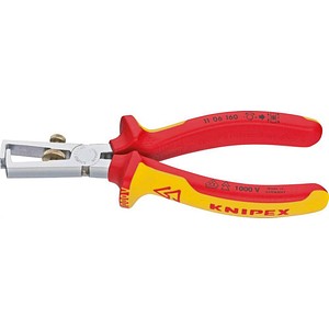 KNIPEX Abisolierzange VDE 11 06 160 verchromt 16,0 cm