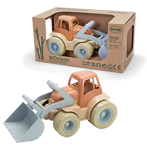 5701217056303 - Dantoy BIO Traktor Frontlader in Geschenkbox beige braun