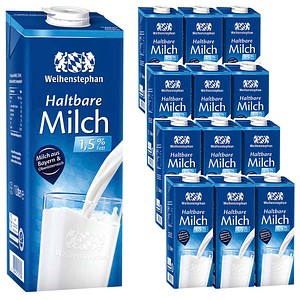 Weihenstephan Milch 1,5 % 12x 1,0 l