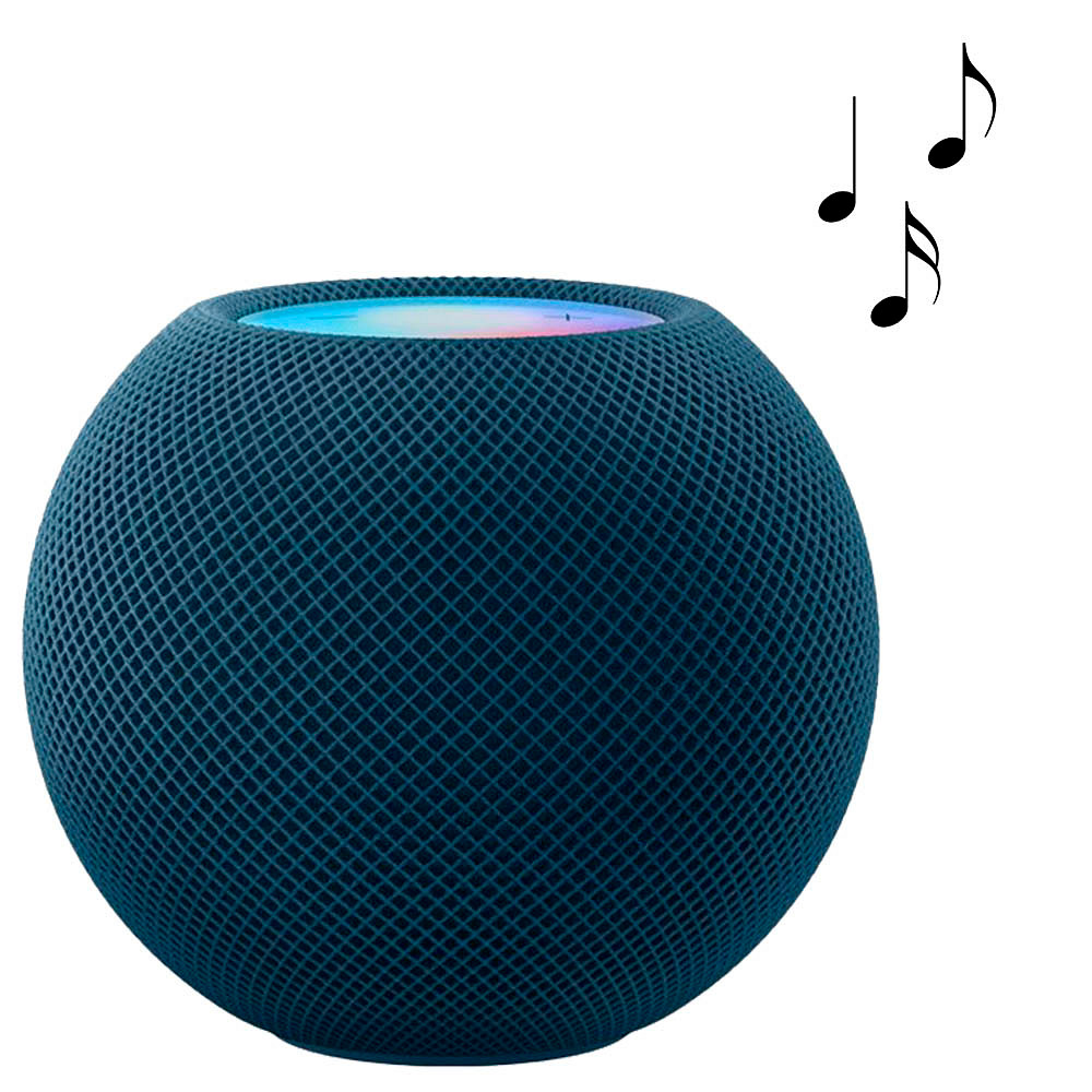 Apple HomePod Mini Smart Speaker blau office | discount