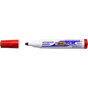 3086129999637 - Boardmarker Velleda ECOlutions 904939 rot 14mm Rundspitze 3086129999637 BIC