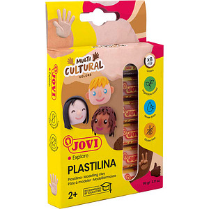 8412027032278 - PLASTILINA Knetmasse 6er Schachtel Multikulturelle Farben 8412027032278 Jovi 8412027032278 - PLASTILINA Knetmasse 6er Schachtel Multikulturelle Farben 8412027032278 Jovi