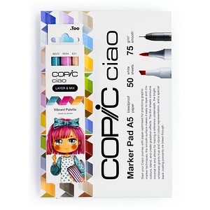 4013695268217 - Ciao Vibrant Palette Starter Layoutmarker-Set farbsortiert 10 + 60 mm 1 Set 4013695268217 Copic 4013695268217 - Ciao Vibrant Palette Starter Layoutmarker-Set farbsortiert 10 + 60 mm 1 Set 4013695268217 Copic