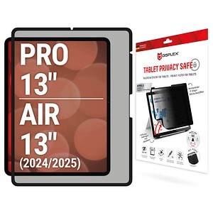 4028778123383 - 0 DISPLEX TABLET PRIVACY SAFE Blickschutzfilter für iPad Pro 13 (2024) Air 13 (2024)