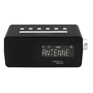 soundmaster FineSound FS1 Radiowecker schwarz, silber