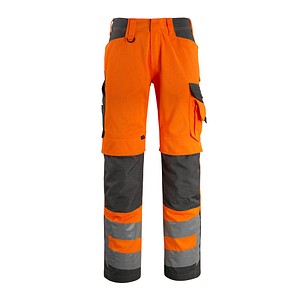 5711074278374 - unisex Warnschutzhose Kendal  orange dunkelanthrazit Größe 94