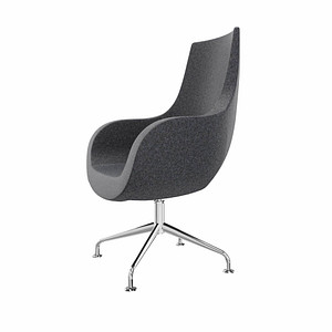 4260743069993 - Sessel Pirum anthrazit chrom Stoff