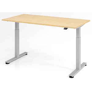 4032062151747 - Schreibtisch Ergonomic Aktiv XMST VXMST16 3 S ergonomisch ahorn rechteckig 160x80 cm (BxT) elektrisch höhenverstellbar 403206215
