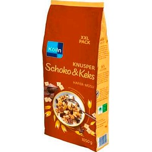 Kölln KNUSPER Schoko & Keks Hafer-Müsli  1,05 kg, 1 St.