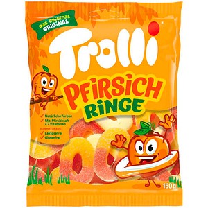 Trolli PFIRSICH Ringe Fruchtgummi 150,0 g, 1 Pack