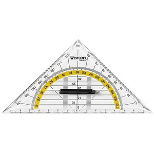WESTCOTT Geometrie-Dreieck 16,0 cm