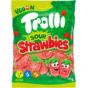 Trolli SOUR Strawbies Fruchtgummi 150,0 g, 1 Pack