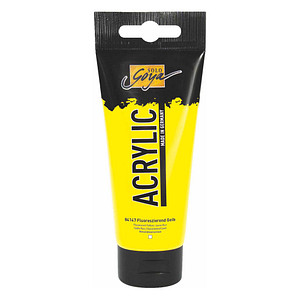 4000798122829 - Solo Goya Acrylic fluoreszierend gelb 100 ml Tube Textilfarbe - Kreul
