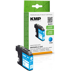 4011324370942 - B62CX - cyan - remanufactured - ink cartridge (alternative for Brother LC-223C) - Tintenpatrone Cyan