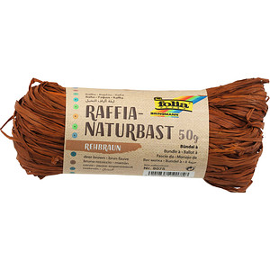 folia Naturbast matt rehbraun 0,5 mm x 50,0 g