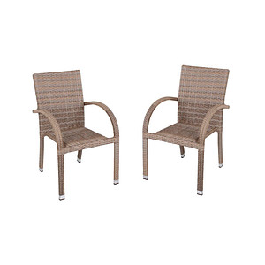 4041908093998 - Gartenstühle mit Armlehnen Modesto sand Metall 4041908093998 Garden Pleasure 4041908093998 - Gartenstühle mit Armlehnen Modesto sand Metall 4041908093998 Garden Pleasure