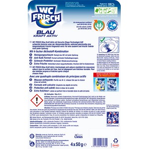 4015000969802 - BLAU KRAFT AKTIV WC-Duftspüler Ozeanfrische 4x 500 g