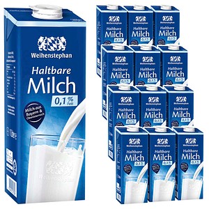 Weihenstephan Milch 0,1 % 12x 1,0 l