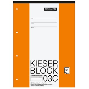 4003273120006 - Kieserblock Schreibblock 42923 für Grundschule Lineatur 3 TCF A4 50 Blatt 4-fach-gelocht 4003273120006 50 Blatt 4003273120006 - Kieserblock Schreibblock 42923 für Grundschule Lineatur 3 TCF A4 50 Blatt 4-fach-gelocht 4003273120006 50 Blatt