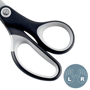 4002432109302 - LEITZ® Schere Titanium 5415 ergonomischer Griff für Links Rechtshänder L 150 mm titanbeschichteter Stahl Kunststoff schwarz 4002432109302 - LEITZ® Schere Titanium 5415 ergonomischer Griff für Links Rechtshänder L 150 mm titanbeschichteter Stahl Kunststoff schwarz