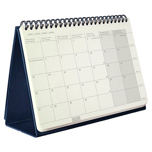 4004360771682 - Tischkalender Conceptum ca A5quer Hardcover schwarz 2026