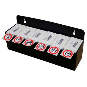 4052301002456 - Aufkleber-Set Geschwindigkeit rot weiß 6x 100 St