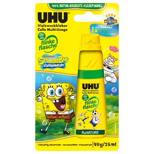UHU flinke flasche ReNATURE SpongeBob Schwammkopf Alleskleber 40,0 g, 1 St.