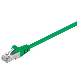goobay RJ-45 Netzwerkkabel 1,0 m grün bis zu 1,00 Gbit/Sek. bis zu 100 MHz
