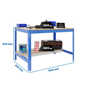 8435104992050 - Werkbank SIMONWORK BT0 blau 1510 x 610 x 842 cm 8435104992050 Simonrack 8435104992050 - Werkbank SIMONWORK BT0 blau 1510 x 610 x 842 cm 8435104992050 Simonrack