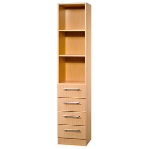 HAMMERBACHER Schubladenschrank Orbis Regalschrank buche/buche 2 Fachböden HAMMERBACHER Schubladenschrank Orbis Regalschrank buche/buche 2 Fachböden