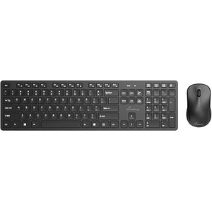 MediaRange MROS107 Tastatur-Maus-Set kabellos schwarz