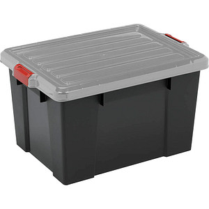 8716382194320 - Aufbewahrungsbox DIY SK-210 6179 außen 297x46x257cm Polypropylen schwarz grau rot 8716382194320 IRIS Ohyama