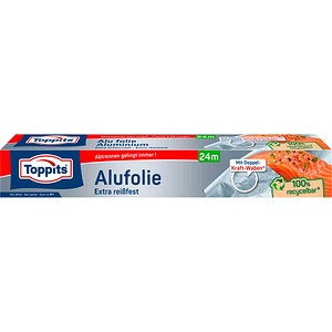 4008871200921 - Toppits ® Kraft-Alufolie 30 cm für den Schutz von Aromen und Nährstoffen 1 Packung = 1 Rolle = 24 Meter