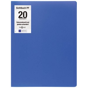4009212065186 - Office Sichtbuch DIN A4 20 Hüllen blau 4009212065186 Pagna