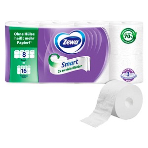 7322541147109 - Toilettenpapier Smart 488866 3-lagig weiß 300 Blatt Rolle 7322541147109 8 Rolle 7322541147109 - Toilettenpapier Smart 488866 3-lagig weiß 300 Blatt Rolle 7322541147109 8 Rolle