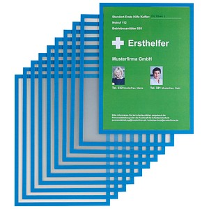4016946713115 - Dokumentenhalter ITH4M10 03 A4 blau 4016946713115 ITH4M 10 03 10 Stück
