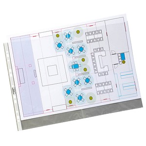 4005546231099 - Prospekthüllen 267019 A3 quer transparent genarbt oben offen 0055mm 4005546231099 50 Stück