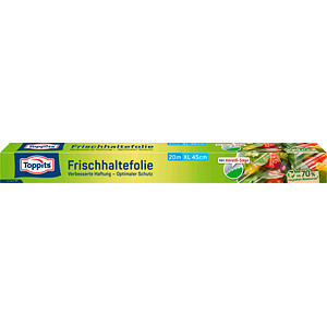 4008871201034 - Toppits® Frischhalte-Folie extra breit Breite 45 cm Länge 20 m 1 Packung = 1 Rolle