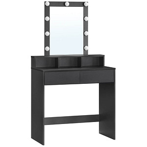 0194343038247 - Schminktisch weiß rechteckig Wangen-Gestell weiß 800 x 400 x 1450 cm 0194343038247 VASAGLE 0194343038247 - Schminktisch weiß rechteckig Wangen-Gestell weiß 800 x 400 x 1450 cm 0194343038247 VASAGLE
