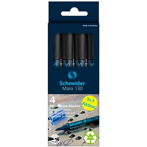 4004675159526 - Maxx 130 Permanentmarker schwarz 10 - 30 mm 4004675159526 4 Stück