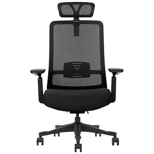 4250504555445 - Bürostuhl V1-BH-02 Stoff schwarz Gestell schwarz 4250504555445 - Bürostuhl V1-BH-02 Stoff schwarz Gestell schwarz