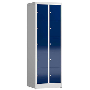 4061815857285 - Schließfachschrank ClassiX enzianblau lichtgrau X-520521 10 Schließfächer 590 x 500 x 1800 cm 4061815857285 LÜLLMANN 4061815857285 - Schließfachschrank ClassiX enzianblau lichtgrau X-520521 10 Schließfächer 590 x 500 x 1800 cm 4061815857285 LÜLLMANN