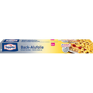 4008871201041 - Toppits® Back-Alufolie mit Antihaft-Beschichtung Rollenlänge 6 Meter