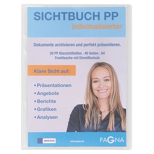4009212065285 - Office Sichtbuch DIN A4 20 Hüllen transparent 4009212065285 Pagna