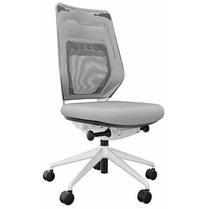 fm Bürostuhl Asiento, 4260761570266 Stoff grau, Gestell grau