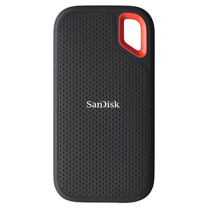 0619659184704 - SanDisk Extreme® Portable 4 TB Externe SSD-Festplatte 635 cm (25 Zoll) USB 32 Gen 2 (USB 31) Schwarz Orange SDSSDE61-4T00-G25