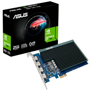 4711081369417 - ASUS GT730-4H-SL-2GD5 - GeForce GT 730 - 2 GB - GDDR5 - 5010 MHz - 3840 x 2160 Pixel - PCI Express x1